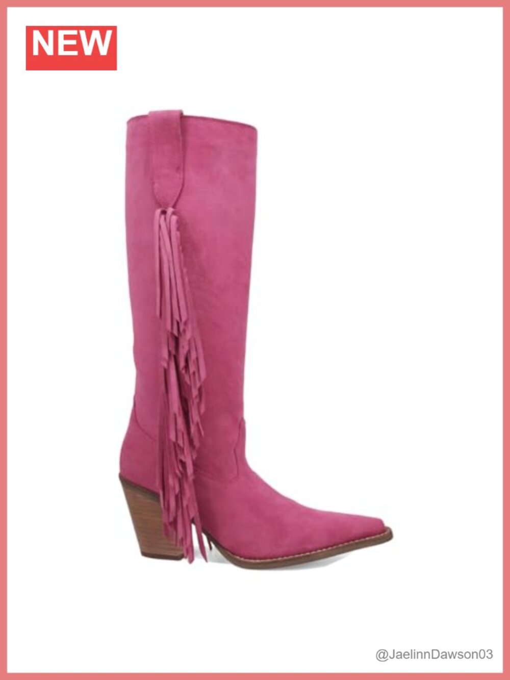 Dingo Women's Suede Knee-High Pull-On Equestrian Western Boot
